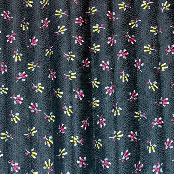 Diane Von Furstenberg Black Sweater with Pink Floral Design - Picture 2 of 8